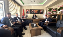 Hakkari’de kurum müdürlerinden Nurettin Fırat’a hayırlı olsun ziyareti