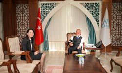 Vali Taşyapan Müdür Bülbül'ü kabul etti