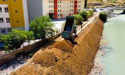 Kırıkdağ’da taşkınla mücadele çalışması başlatıldı