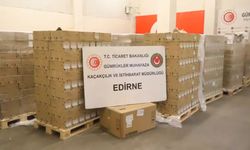 Kapıkule'de 79 bin 790 serum ve infüzyon seti ele geçirildi