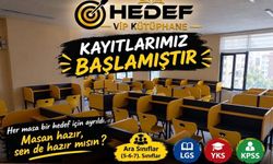 Hedef VİP Kütüphanede kayıtlar başladı