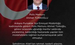 Bakan Çiftçi'den, şehit polis memuru için taziye mesajı