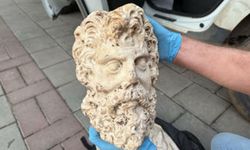 2 bin yıllık Zeus heykel başı ele geçirildi
