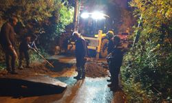 Hakkari’de Belediye ekiplerinden akşam mesaisi: Arıza giderildi