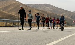 Hakkari'de sporcular, yarışmalara kara yolunda hazırlanıyor