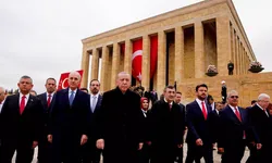 Erdoğan Anıtkabir'i ziyaret etti