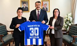 Bakan Çelik'ten Hakkarigücü’ne destek: 'Her zaman yanlarındayız'