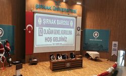Şırnak Barosu’nun yeni başkanı belli oldu