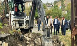 Hakkari'de 210 nolu sokakta doğalgaz çalışması başladı
