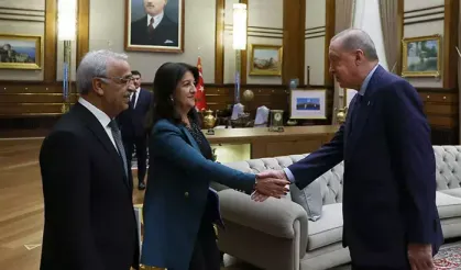 Erdoğan, DEM Parti heyetini kabul etti