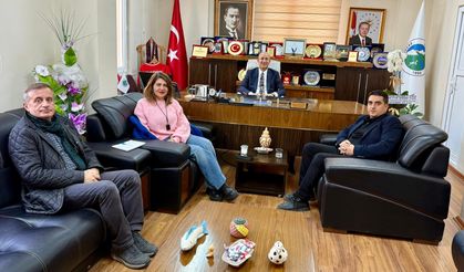 Eğitim Camiasından Başkan Büyüksu’ya anlamlı ziyaret