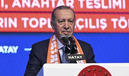 Erdoğan Hatay'daki toplu açılış törenine katıldı