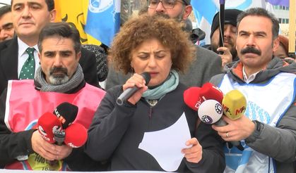 KESK Ankara'da 'ek zam' açıklaması yaptı