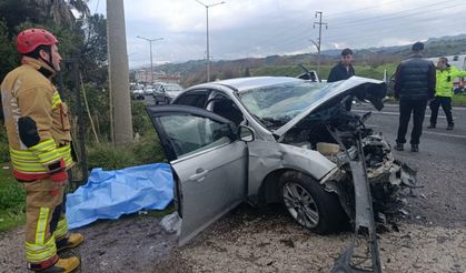 Refüjü aşan araç zincirleme kazaya yol açtı