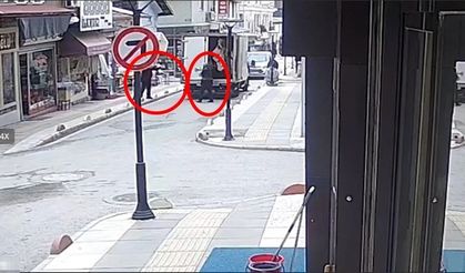 Tartıştığı kişiyi vurup tekmeledi