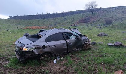 Batman'da otomobil uçuruma yuvarlandı: 1 yaralı