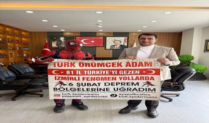 Örümcek Adam Şemdinli Belediyesi’nin misafiri oldu