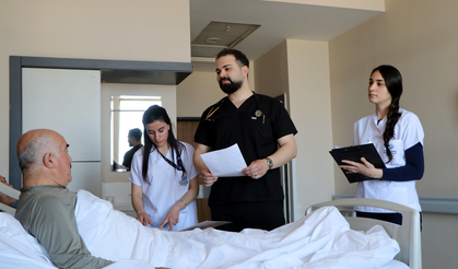 Hayali gerçek oldu: Babasıyla aynı hastanede