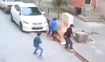 Elektrik panosuna temas eden çocuk yaralandı