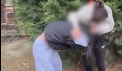 Tekme ve yumruklar havada uçuştu