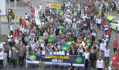 Diyarbakır’da madde bağımlılığına karşı yürüyüş