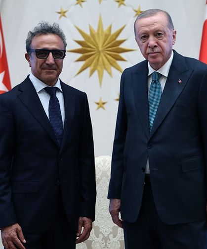 Cumhurbaşkanı Erdoğan iş insanı Hamdi Ulukaya'yı kabul etti