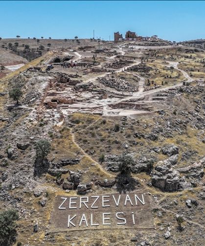 Zerzevan Kalesi'nde 1800 yıllık su dağıtım sistemi bulundu