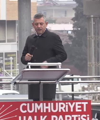 Özgür Özel Hatay mitinginde konuştu