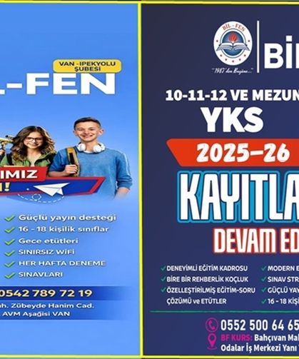BİL-FEN İpekyolu Şubesi’nde YKS Kayıtları devam ediyor