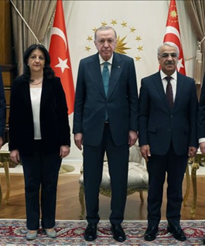 Cumhurbaşkanı Erdoğan, DEM Parti heyetini kabul etti