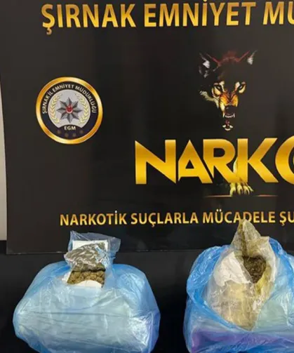 Şırnak’ta 1 kilo 431 gram skunk ele geçirildi