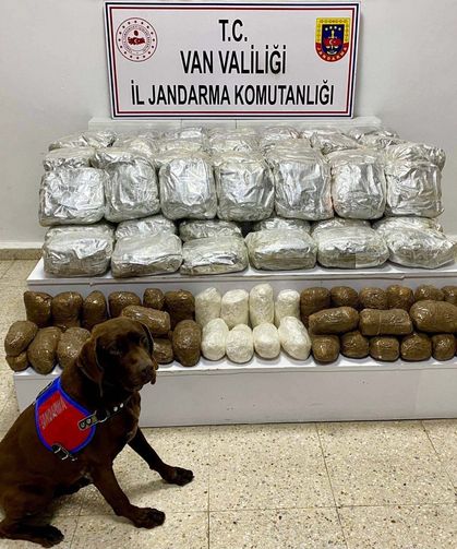 Van'da 78 kilo skunk ve metamfetamin ele geçirildi