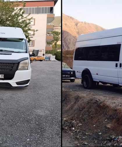 Hakkari’de acil satılık Ford Transit Jumbo