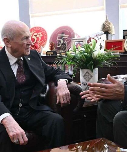 Gani Rüzgar Şavata'dan Bahçeli'ye ziyaret