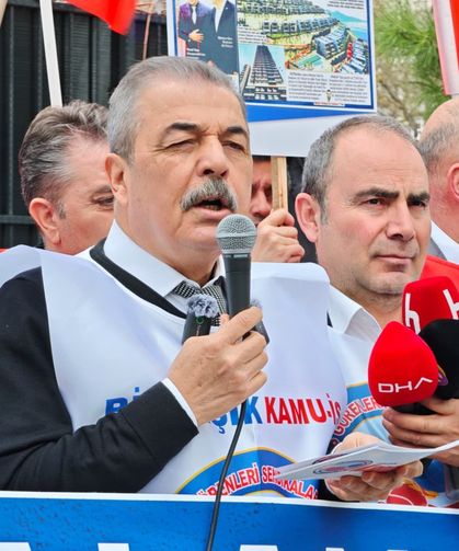 Birleşik Kamu-İş'ten TÜİK önünde protesto