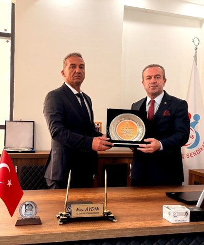 Başkan Kaya'dan Öz Sağlık-İş Sendikası’na ziyaret