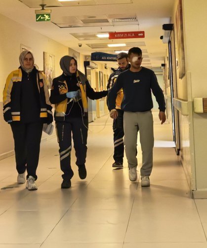 Fabrikada feci kaza: Gözünden yaralandı