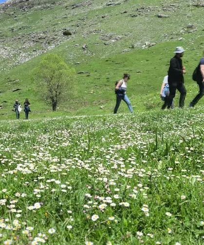 Kozluk'ta doktorlar doğa yürüyüşü gerçekleştirdi