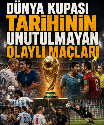 Dünya Kupası tarihinin unutulmayan olaylı maçları