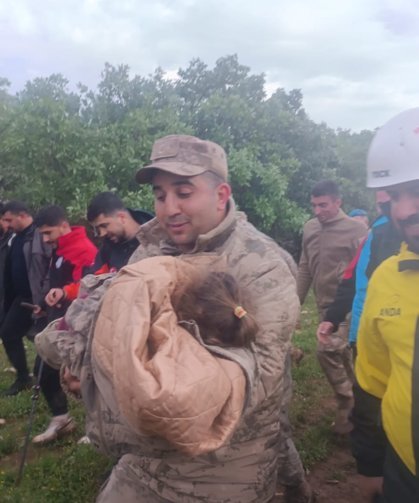Batman'da kaybolan 2,5 yaşındaki Melike bulundu