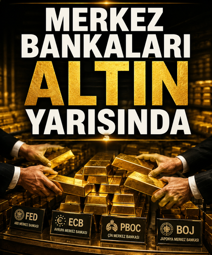 Merkez Bankaları altın yarışında