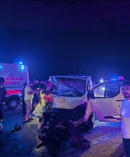 Ata çarpan panelvandaki 1 kişi öldü, 2 kişi yaralandı