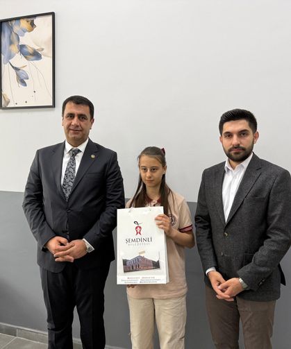 Başkan Şakar’dan Şampiyon Asmin’ne ziyaret