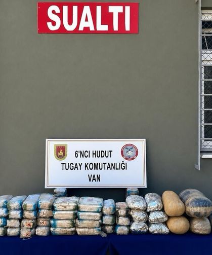Van hudut hattında 44 kilo yasaklı madde ele geçirildi