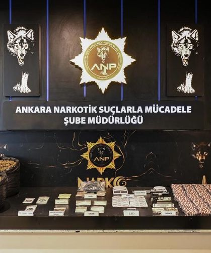 Ankara’da narkotik operasyonları: 43 tutuklama