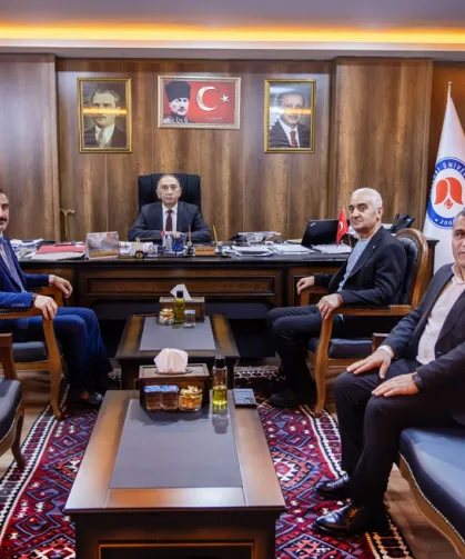 Oda başkanlarından Rektör Gençcelep’e ziyaret