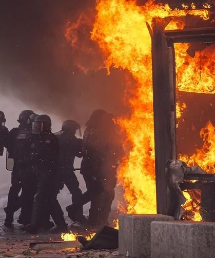 Fransa'daki eylemlerde 149 kişi tutuklandı