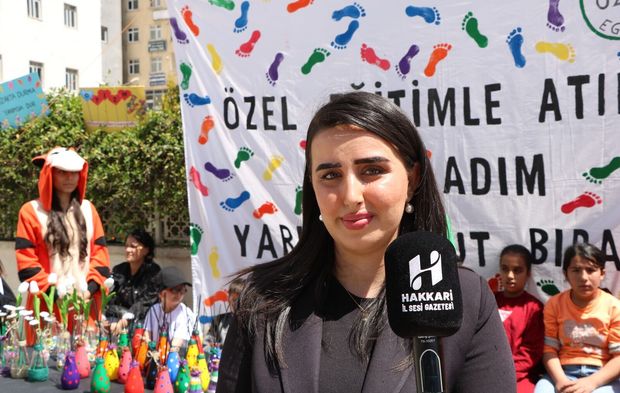 Hakkari’de özel gereksinimli öğrencilerin azmi takdir topladı