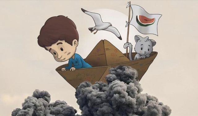 Sanat dünyası Filistinlilere çizimleriyle destek verdi