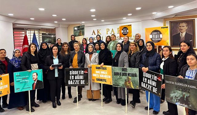AK Partili kadınlardan 25 Kasım açıklaması